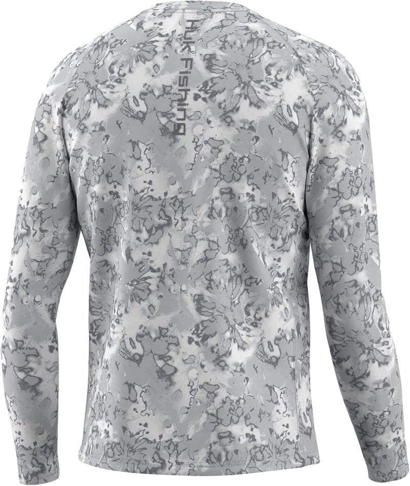 HUK Store قميص صيد طويل الأكمام للرجال مع فتحات (+30 UPF) - Image 2